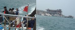 突馳干冰技術客戶游覽劉公島